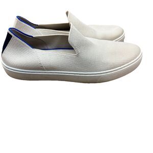 Rothy’s The Original Slip On Sneaker In Sand Color Womens Size 8